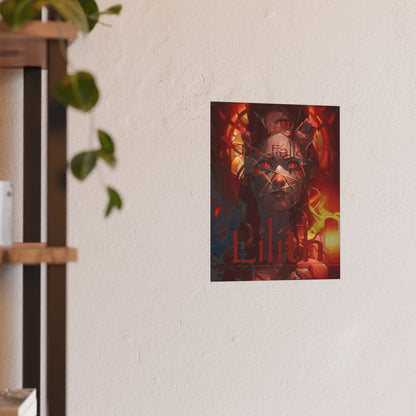 Lilith Satin and Archival Matte Posters